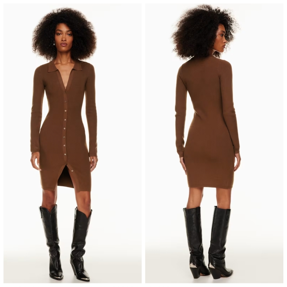 Aritzia Wilfred Cove Knit Dress XS